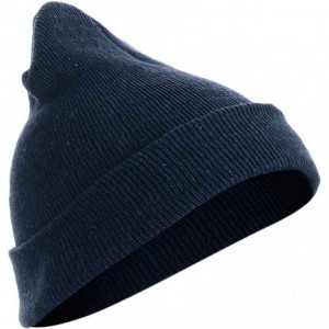 Skullies & Beanies Mens Warms Simple Acrylic Watch Hat - Dch001-navy - CR18IRGWZLC $8.56