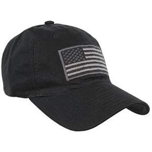 Baseball Caps USA American Flag Baseball Cap Military Army Operator Adjustable Hat - Black - C4129UXCP6V $20.41