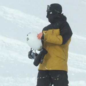 Balaclavas Sock Hood Balaclava Face Mask- Dual Layer Cold Weather Headwear for Men and Women - Adam Haynes Snow Pines - CM18X...