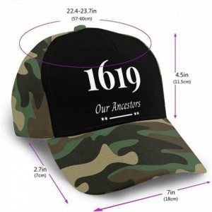 Baseball Caps Our Ancestors Unisex Adult Hats Classic Baseball Caps Peaked Cap - Moss Green - C418YHCG667 $20.15