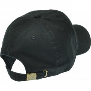 Baseball Caps Solid Cotton Cap Washed Hat Polo Camo Baseball Ball Cap [02 Black](One Size) - CD183GHMLMD $9.94