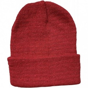 Skullies & Beanies Winter Beanies- Wholesale Bulk Cold Weather Thermal Warm Stretch Skull Cap- Mens Womens Unisex Hat - CS11N...