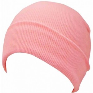 Skullies & Beanies Tight Knit Beanie Skull Cap - Pink - CZ110FSF3C9 $9.49