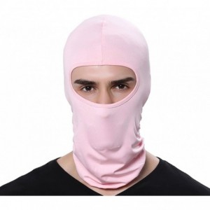 Balaclavas Ski Mask Balaclava Hood Skullies Beanies Outdoor Sports Cycling Hat - Pink - C11858T67ME $9.16