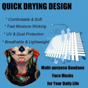 Balaclavas Cooling Neck Gaiter Face Mask for Men Women Outdoor - Camouflage Bandana Dust Wind Balaclava Headwear - CR198KH6XK...