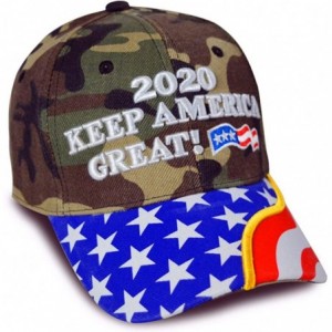 Baseball Caps Make America Great Again Donald Trump USA Cap Adjustable Baseball Hat - Dark Camo - C9198N04CKO $13.58