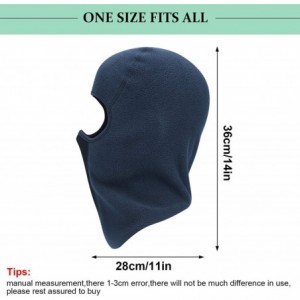 Balaclavas Balaclava Windproof Ski Face Mask for Cold Weather - Blue - CY18W34R444 $6.87