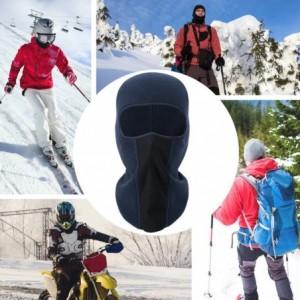 Balaclavas Balaclava Windproof Ski Face Mask for Cold Weather - Blue - CY18W34R444 $6.87