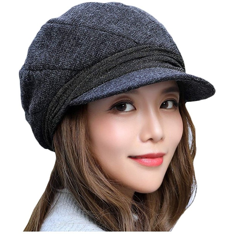 Berets Newsboy Hat Beret Hat Fedora Wool Blend Cap Collection Hats Cabbie Visor Cap - Photo01 - CU18ALNT8G0 $14.06