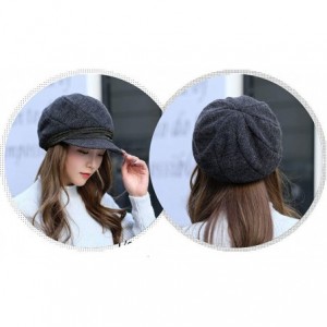 Berets Newsboy Hat Beret Hat Fedora Wool Blend Cap Collection Hats Cabbie Visor Cap - Photo01 - CU18ALNT8G0 $14.06