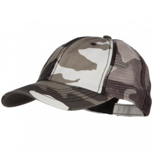 Baseball Caps Enzyme Washed Camouflage Trucker Cap - City - CJ12O325LAA $10.95