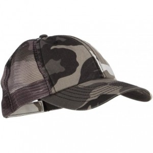 Baseball Caps Enzyme Washed Camouflage Trucker Cap - City - CJ12O325LAA $10.95