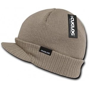 Skullies & Beanies Ararat Heavy Weight Jeep Cap - Sand - CE11BG1BGQ1 $11.31