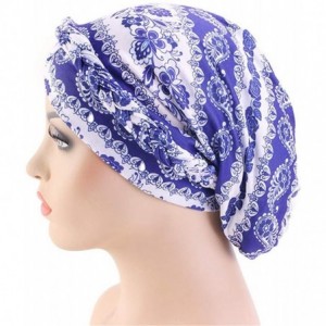 Skullies & Beanies Womens African Style Braided Dreadlock Hat Bandanas Headwear Cap Turban Chemo Cap - Purple - CC18UZ8I8RT $...