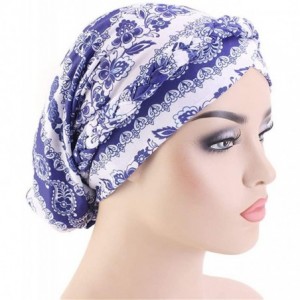 Skullies & Beanies Womens African Style Braided Dreadlock Hat Bandanas Headwear Cap Turban Chemo Cap - Purple - CC18UZ8I8RT $...