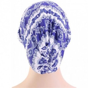 Skullies & Beanies Womens African Style Braided Dreadlock Hat Bandanas Headwear Cap Turban Chemo Cap - Purple - CC18UZ8I8RT $...