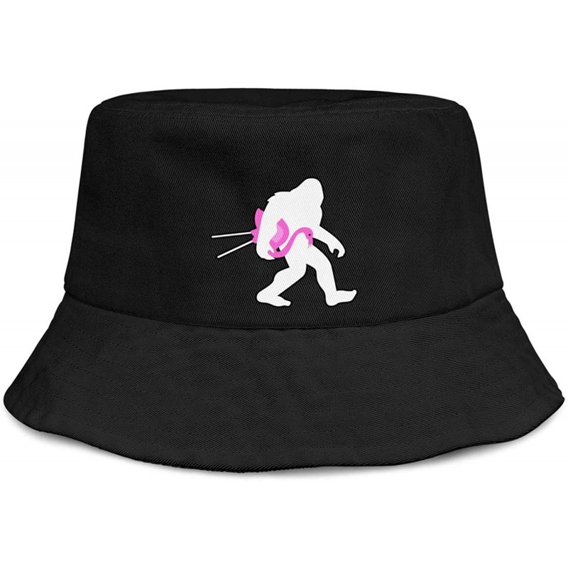 Sun Hats Unisex Bigfoot Flamingo Protection Packable - Bigfoot and Lawn-2 - CR18WTAZRCD $14.61