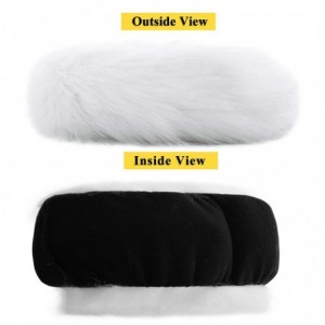 Cold Weather Headbands Women's Faux Fur Headband Winter Earwarmer Earmuff with Stretch-Brown2 - Brown2 - CR18L6CG5LU $11.40