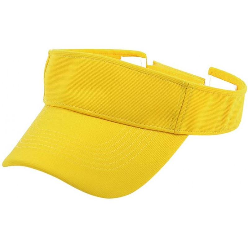 Sun Hats Thicker Sweatband Adjustable Cycling - B-yellow - CU18UAN38L6 $10.15