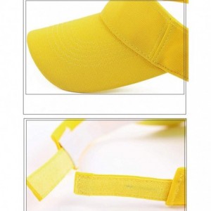 Sun Hats Thicker Sweatband Adjustable Cycling - B-yellow - CU18UAN38L6 $10.15