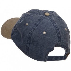 Baseball Caps Republican Elephant USA Embroidered Two Tone Cap - Navy Khaki - CS124YMHYLJ $19.75