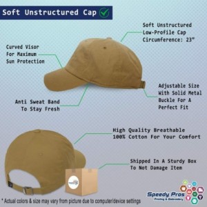 Baseball Caps Custom Soft Baseball Cap German Shepherd Dog Lifeline Embroidery Cotton - Khaki - CN18AANEN2W $11.68