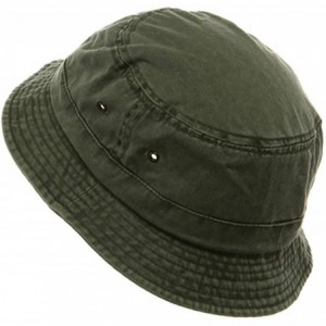 Sun Hats Washed Hats-Olive W12S41E - C5111C78HWF $17.90