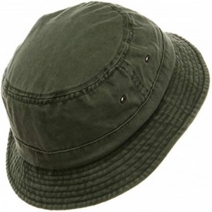 Sun Hats Washed Hats-Olive W12S41E - C5111C78HWF $17.90