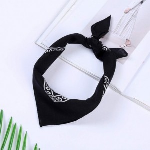 Balaclavas 100% Cotton Multifunctional Bandana Headband Sets Neck Gaiter Scarf Balaclava for Unisex - Black 3pcs - CP1993INW7...