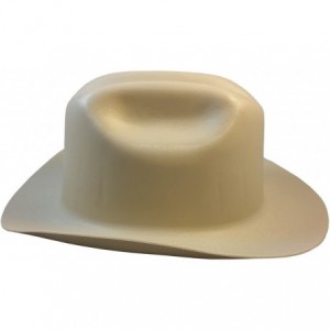 Cowboy Hats Western Cowboy Hard Hat with Ratchet Suspension - Tan - Tan - C412EUKKQFV $38.83