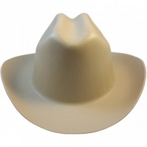 Cowboy Hats Western Cowboy Hard Hat with Ratchet Suspension - Tan - Tan - C412EUKKQFV $38.83