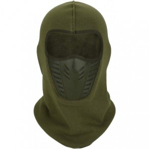 Balaclavas Balaclava Face Mask with Breathable Mesh Silicone Panel Windproof for Men and Women - Army Green 2 - CQ18LL0I7X0 $...