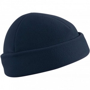 Skullies & Beanies Surplus Line- Watch Cap- Fleece - Navy Blue - CE11UJLRLMH $8.26