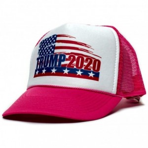 Baseball Caps Trump 2020 Election Hat Adult One-Size Republican Cap President MAGA Patriotic Multi - Hot_pink/White - C918QCT...