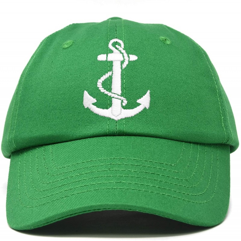 Baseball Caps Anchor Hat Sailing Baseball Cap Women Beach Gift Boating Yacht - Kelly Green - C918WGZ4IDM $14.33