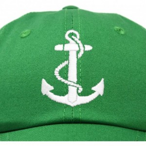 Baseball Caps Anchor Hat Sailing Baseball Cap Women Beach Gift Boating Yacht - Kelly Green - C918WGZ4IDM $14.33