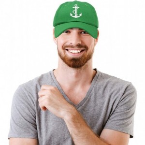 Baseball Caps Anchor Hat Sailing Baseball Cap Women Beach Gift Boating Yacht - Kelly Green - C918WGZ4IDM $14.33