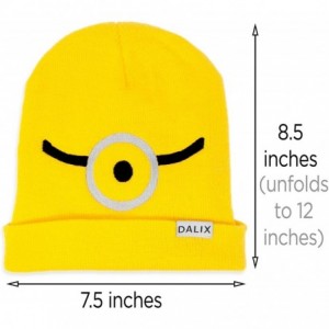 Skullies & Beanies Minion Yellow Beanie Costume Hat Custom Color Outfit - CH18I57H66T $9.51