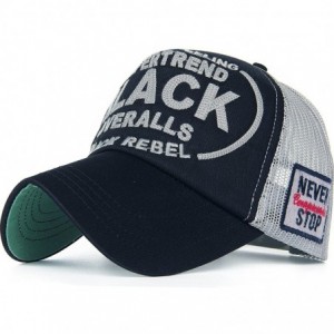 Baseball Caps Mesh Back Baseball Cap Trucker Hat 3D Embroidered Patch - Color5-1 - C5182Y2R4Q9 $18.20