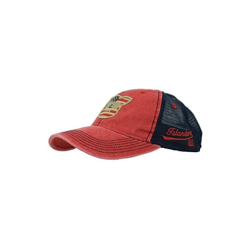 Baseball Caps Dashboard Trucker - Scarlet/Navy - CA18CEOLAG2 $26.37