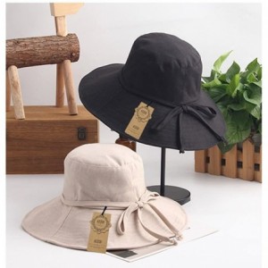 Sun Hats Foldable Shapeable Protection Adjustable - Black - CD18CYD5N0E $16.21