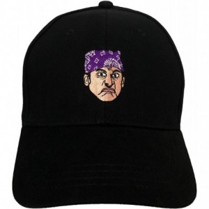 Baseball Caps Prison Mike Adjustable Baseball Cap Michael Scott Baseball Hat - Black - CK18WRG9OL7 $16.64