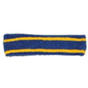 Headbands Striped Headband - Royal/Yellow - C511175D6LJ $17.92