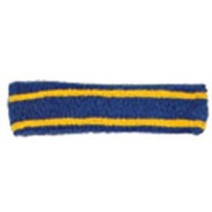 Headbands Striped Headband - Royal/Yellow - C511175D6LJ $8.53