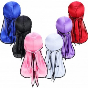 Skullies & Beanies Pieces Silky Durag Variety Headscarf - CD18Y0LYM7G $20.51