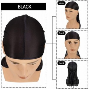 Skullies & Beanies Pieces Silky Durag Variety Headscarf - CD18Y0LYM7G $20.51