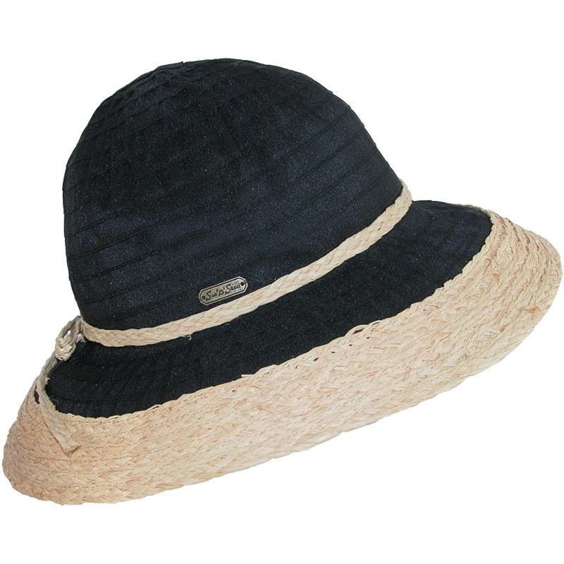 Sun Hats Akira - Black - CN11DYQXDWB $12.25
