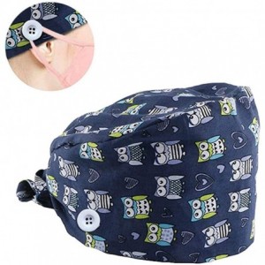 Skullies & Beanies Women's Printed Working Cap Bouffant Turban Adjustable Cap - Color 6 - CA1902XAA2G $10.10