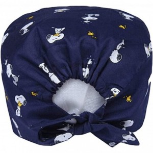 Skullies & Beanies Women's Printed Working Cap Bouffant Turban Adjustable Cap - Color 6 - CA1902XAA2G $10.10