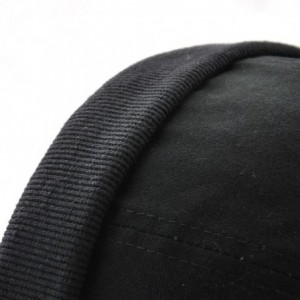 Baseball Caps Cotton Kufi Hats Skull Prayer Cap Solid for Men Teen Boys - Black - CC18980L34O $13.14